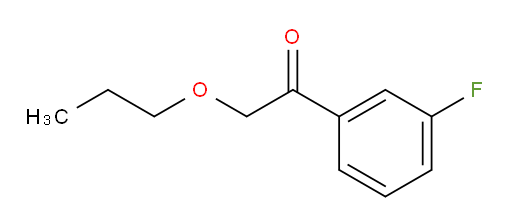1-(3-fluorophenyl)-2-propoxyethanone