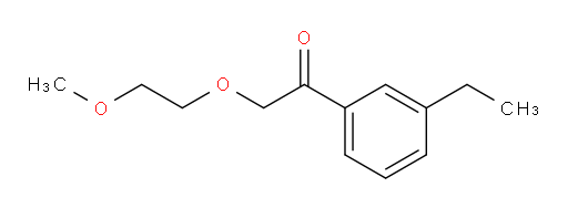 1-(3-ethylphenyl)-2-(2-methoxyethoxy)ethanone