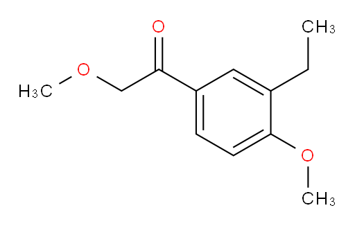 1-(3-ethyl-4-methoxyphenyl)-2-methoxyethanone