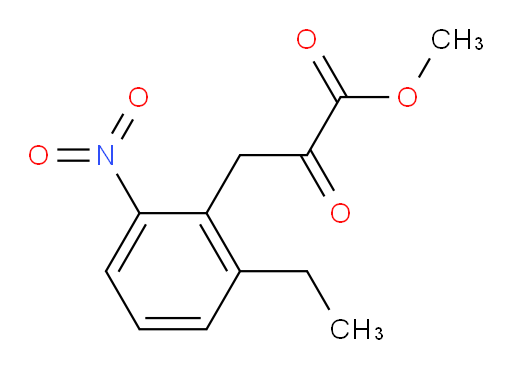 methyl 3-(2-ethyl-6-nitrophenyl)-2-oxopropanoate