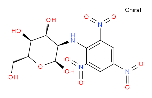 (2S,3R,4R,5S,6R)-6-(hydroxymethyl)-3-((2,4,6-trinitrophenyl)amino)tetrahydro-2H-pyran-2,4,5-triol