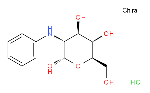 (2S,3R,4R,5S,6R)-6-(hydroxymethyl)-3-(phenylamino)tetrahydro-2H-pyran-2,4,5-triol hydrochloride