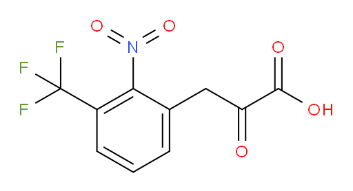 3-(2-nitro-3-(trifluoromethyl)phenyl)-2-oxopropanoic acid
