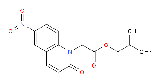 isobutyl 2-(6-nitro-2-oxoquinolin-1(2H)-yl)acetate