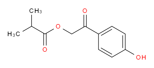2-(4-hydroxyphenyl)-2-oxoethyl isobutyrate