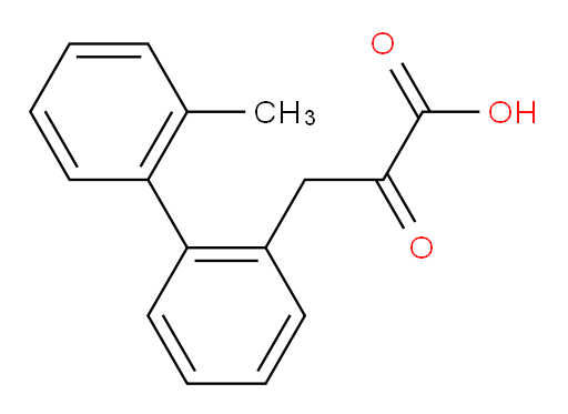 3-(2'-methyl-[1,1'-biphenyl]-2-yl)-2-oxopropanoic acid