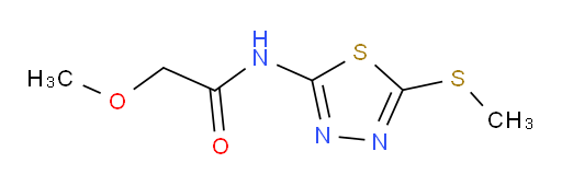 2-methoxy-N-(5-(methylthio)-1,3,4-thiadiazol-2-yl)acetamide