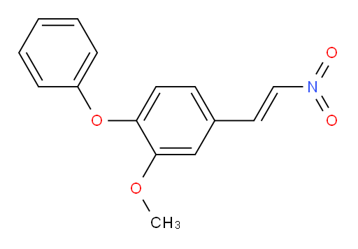 (E)-2-methoxy-4-(2-nitrovinyl)-1-phenoxybenzene