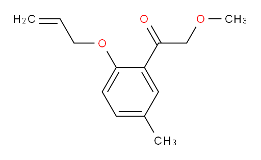 1-(2-(allyloxy)-5-methylphenyl)-2-methoxyethanone