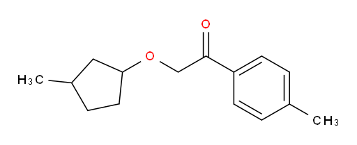 2-((3-methylcyclopentyl)oxy)-1-(p-tolyl)ethanone