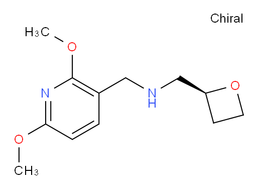 (S)-1-(2,6-dimethoxypyridin-3-yl)-N-(oxetan-2-ylmethyl)methanamine