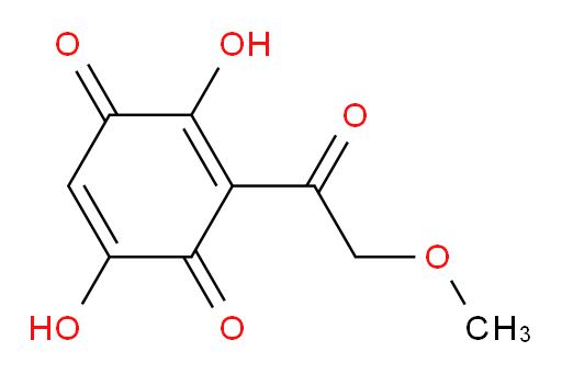 2,5-dihydroxy-3-(2-methoxyacetyl)cyclohexa-2,5-diene-1,4-dione