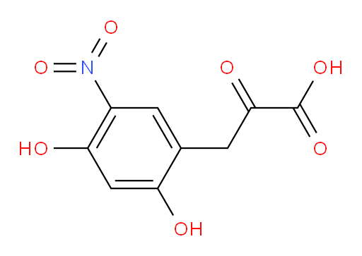 3-(2,4-dihydroxy-5-nitrophenyl)-2-oxopropanoic acid