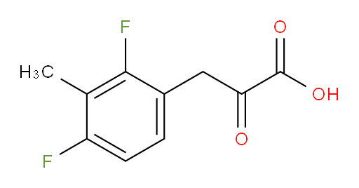 3-(2,4-difluoro-3-methylphenyl)-2-oxopropanoic acid