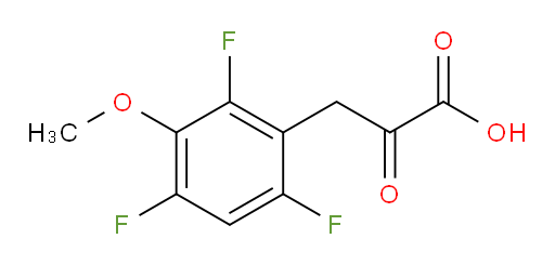 2-oxo-3-(2,4,6-trifluoro-3-methoxyphenyl)propanoic acid