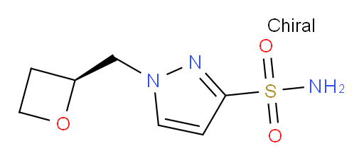 (S)-1-(oxetan-2-ylmethyl)-1H-pyrazole-3-sulfonamide