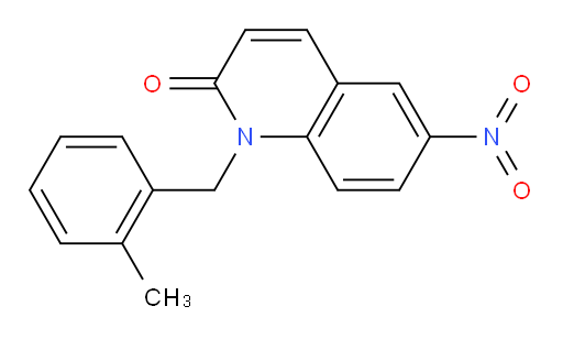 1-(2-methylbenzyl)-6-nitroquinolin-2(1H)-one