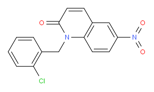 1-(2-chlorobenzyl)-6-nitroquinolin-2(1H)-one
