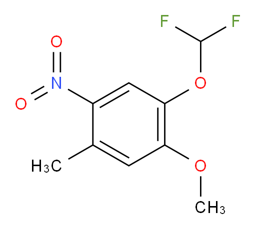 1-(difluoromethoxy)-2-methoxy-4-methyl-5-nitrobenzene