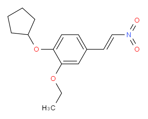 (E)-1-(cyclopentyloxy)-2-ethoxy-4-(2-nitrovinyl)benzene