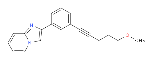 2-(3-(5-methoxypent-1-yn-1-yl)phenyl)imidazo[1,2-a]pyridine
