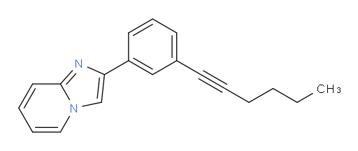2-(3-(hex-1-yn-1-yl)phenyl)imidazo[1,2-a]pyridine