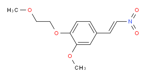 (E)-2-methoxy-1-(2-methoxyethoxy)-4-(2-nitrovinyl)benzene