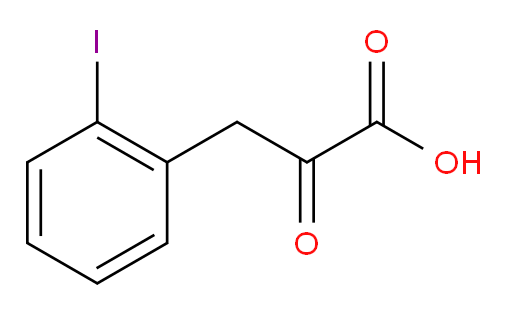 3-(2-iodophenyl)-2-oxopropanoic acid