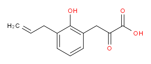 3-(3-allyl-2-hydroxyphenyl)-2-oxopropanoic acid