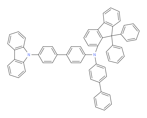 N-(4'-(9H-carbazol-9-yl)-[1,1'-biphenyl]-4-yl)-N-([1,1'-biphenyl]-4-yl)-9,9-diphenyl-9H-fluoren-1-amine