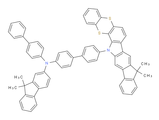 N-([1,1'-biphenyl]-4-yl)-N-(4'-(9,9-dimethylbenzo[5,6][1,4]dithiino[2,3-a]indeno[2,1-h]carbazol-15(9H)-yl)-[1,1'-biphenyl]-4-yl)-9,9-dimethyl-9H-fluoren-2-amine