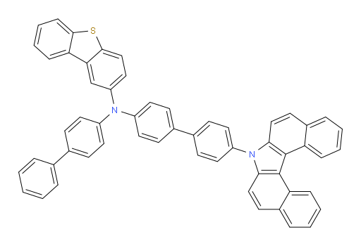 N-(4'-(7H-dibenzo[c,g]carbazol-7-yl)-[1,1'-biphenyl]-4-yl)-N-([1,1'-biphenyl]-4-yl)dibenzo[b,d]thiophen-2-amine