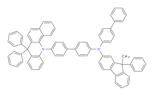 N-([1,1'-biphenyl]-4-yl)-N-(4'-(7,7-diphenylbenzo[c]acridin-12(7H)-yl)-[1,1'-biphenyl]-4-yl)-9-methyl-9-phenyl-9H-fluoren-2-amine