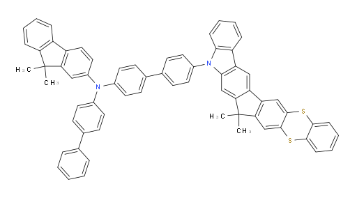 N-([1,1'-biphenyl]-4-yl)-N-(4'-(7,7-dimethylbenzo[5',6'][1,4]dithiino[2',3':5,6]indeno[2,1-b]carbazol-5(7H)-yl)-[1,1'-biphenyl]-4-yl)-9,9-dimethyl-9H-fluoren-2-amine
