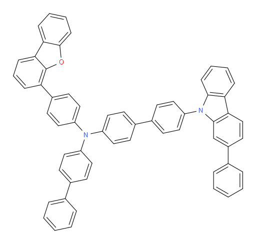 N-([1,1'-biphenyl]-4-yl)-N-(4-(dibenzo[b,d]furan-4-yl)phenyl)-4'-(2-phenyl-9H-carbazol-9-yl)-[1,1'-biphenyl]-4-amine