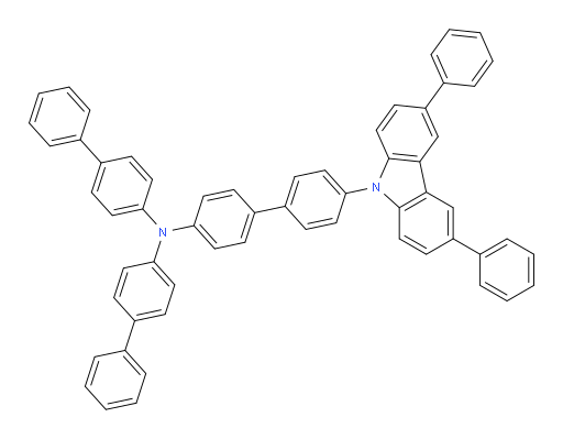 N,N-di([1,1'-biphenyl]-4-yl)-4'-(3,6-diphenyl-9H-carbazol-9-yl)-[1,1'-biphenyl]-4-amine