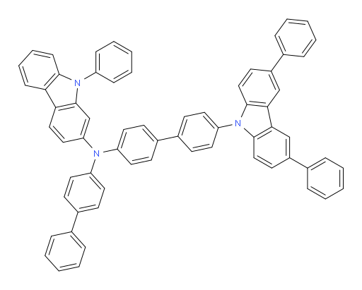 N-([1,1'-biphenyl]-4-yl)-N-(4'-(3,6-diphenyl-9H-carbazol-9-yl)-[1,1'-biphenyl]-4-yl)-9-phenyl-9H-carbazol-2-amine