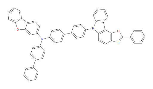 N-([1,1'-biphenyl]-4-yl)-N-(4'-(2-phenyl-6H-oxazolo[4,5-c]carbazol-6-yl)-[1,1'-biphenyl]-4-yl)dibenzo[b,d]furan-3-amine