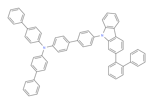 4'-(2-([1,1'-biphenyl]-2-yl)-9H-carbazol-9-yl)-N,N-di([1,1'-biphenyl]-4-yl)-[1,1'-biphenyl]-4-amine