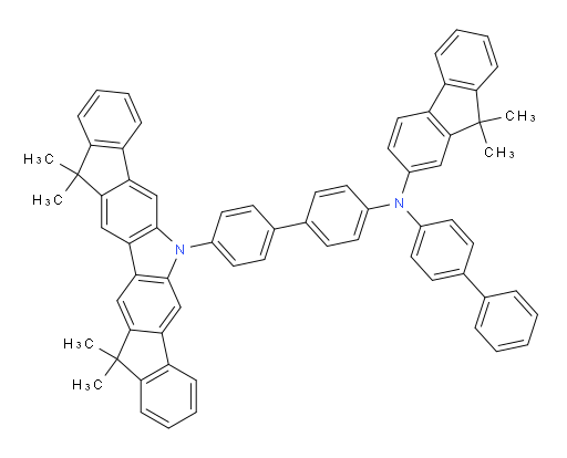 N-([1,1'-biphenyl]-4-yl)-9,9-dimethyl-N-(4'-(12,12,15,15-tetramethyl-12,15-dihydro-6H-diindeno[1,2-b:2',1'-h]carbazol-6-yl)-[1,1'-biphenyl]-4-yl)-9H-fluoren-2-amine