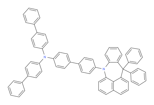 N,N-di([1,1'-biphenyl]-4-yl)-4'-(12,12-diphenylbenzo[f]naphtho[1,8-bc]azepin-7(12H)-yl)-[1,1'-biphenyl]-4-amine
