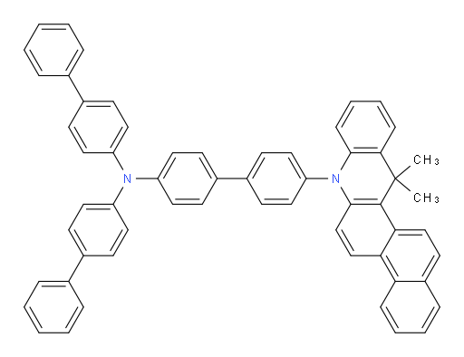 N,N-di([1,1'-biphenyl]-4-yl)-4'-(12,12-dimethylnaphtho[2,1-a]acridin-7(12H)-yl)-[1,1'-biphenyl]-4-amine