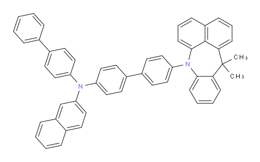 N-([1,1'-biphenyl]-4-yl)-N-(4'-(12,12-dimethylbenzo[f]naphtho[1,8-bc]azepin-7(12H)-yl)-[1,1'-biphenyl]-4-yl)naphthalen-2-amine