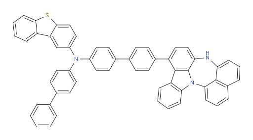 N-(4'-(4H-naphtho[1',8':5,6,7][1,4]diazepino[3,2,1-jk]carbazol-7-yl)-[1,1'-biphenyl]-4-yl)-N-([1,1'-biphenyl]-4-yl)dibenzo[b,d]thiophen-2-amine