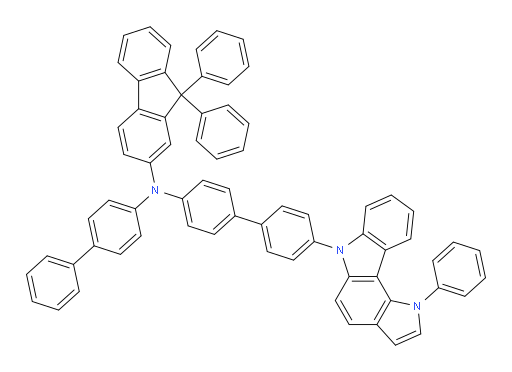 N-([1,1'-biphenyl]-4-yl)-9,9-diphenyl-N-(4'-(1-phenylpyrrolo[3,2-c]carbazol-6(1H)-yl)-[1,1'-biphenyl]-4-yl)-9H-fluoren-2-amine