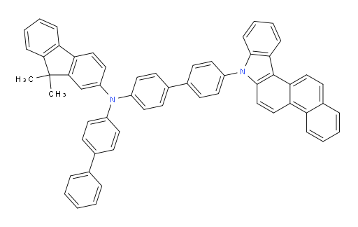 N-(4'-(7H-naphtho[1,2-c]carbazol-7-yl)-[1,1'-biphenyl]-4-yl)-N-([1,1'-biphenyl]-4-yl)-9,9-dimethyl-9H-fluoren-2-amine