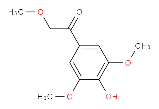 1-(4-hydroxy-3,5-dimethoxyphenyl)-2-methoxyethanone