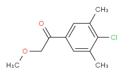 1-(4-chloro-3,5-dimethylphenyl)-2-methoxyethanone
