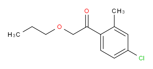 1-(4-chloro-2-methylphenyl)-2-propoxyethanone