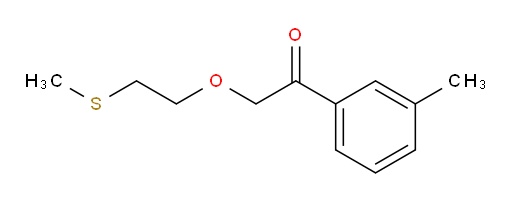2-(2-(methylthio)ethoxy)-1-(m-tolyl)ethanone